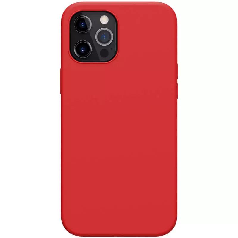 Nillkin Flex Pure Pro Magnetic Silicone Case For Apple iPhone 12 / 12 Pro - Nillkin Flex Pure Pro Magnetic Silicone Case For Apple iPhone 12 / 12 Pro - Red Ennap.com