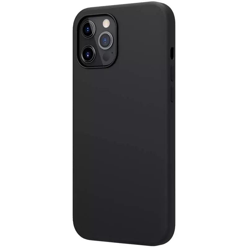 Nillkin Flex Pure Pro Magnetic Silicone Case For Apple iPhone 12 / 12 Pro - Nillkin Flex Pure Pro Magnetic Silicone Case For Apple iPhone 12 / 12 Pro - Black Ennap.com