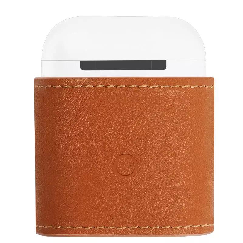 Nillkin Mate Protective Case for Apple AirPods 2, Compatible with Qi wireless Charger-Color: Brown---Ennap.com