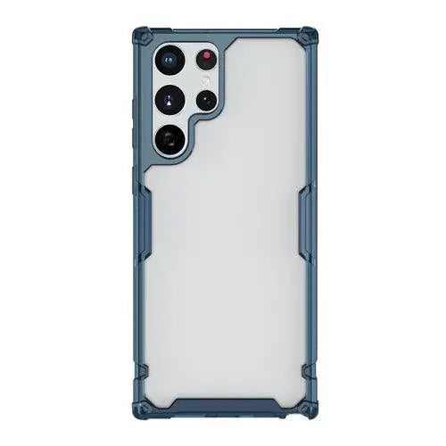 Nillkin Nature TPU Pro Case For Samsung Galaxy S22 Ultra-Color: Blue---Ennap.com