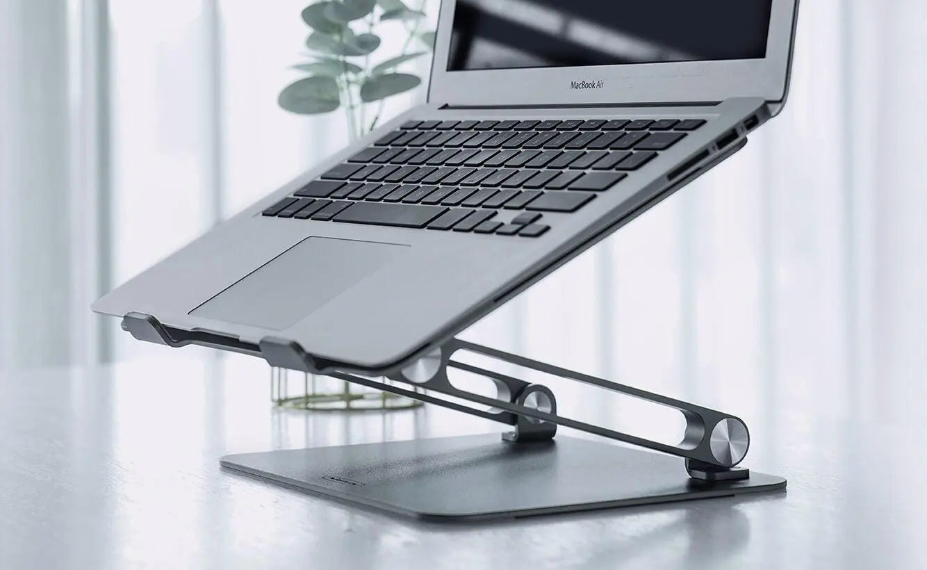 Nillkin ProDesk Metal Adjustable Laptop Stand Ergonomic Design for 11 - 17 inches laptops-Color: Gray---Ennap.com