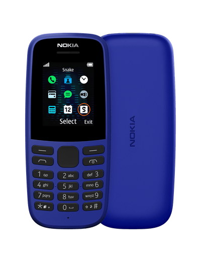 Nokia 105 Dual SIM 2019 - Nokia 105 Dual SIM 2019 - Blue Ennap.com