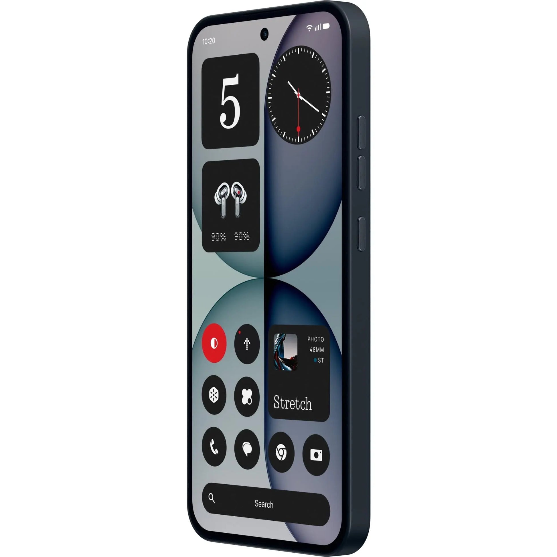 هاتف Nothing Phone (4a) بزاوية جانبية