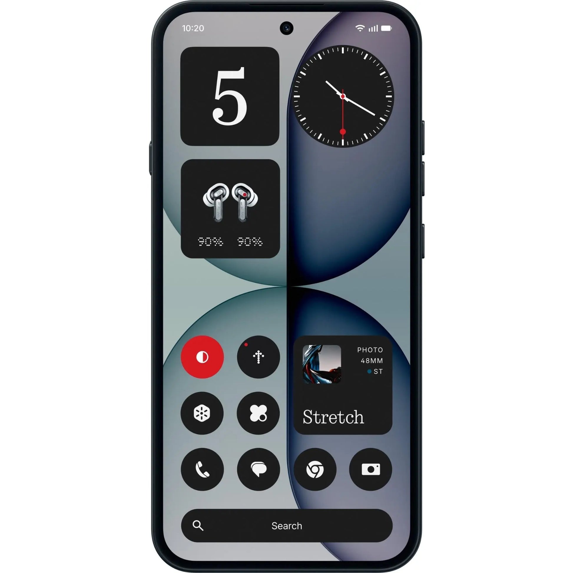 شاشة هاتف Nothing Phone (4a) من الأمام
