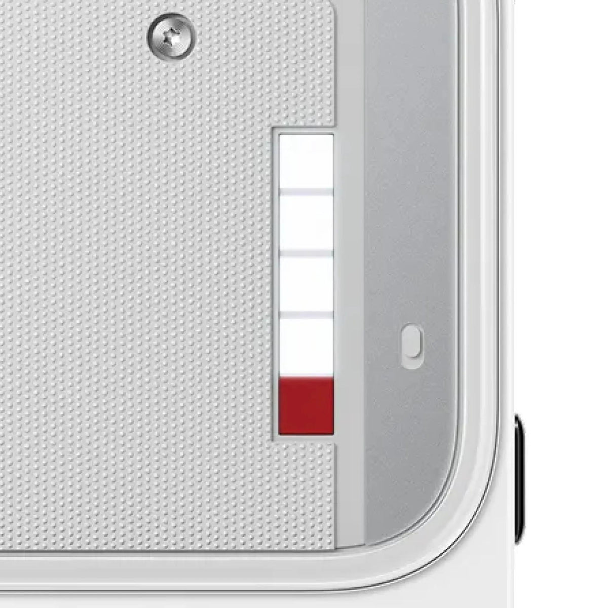 Nothing Phone (4b) Glyph Bar with red recording light close-up