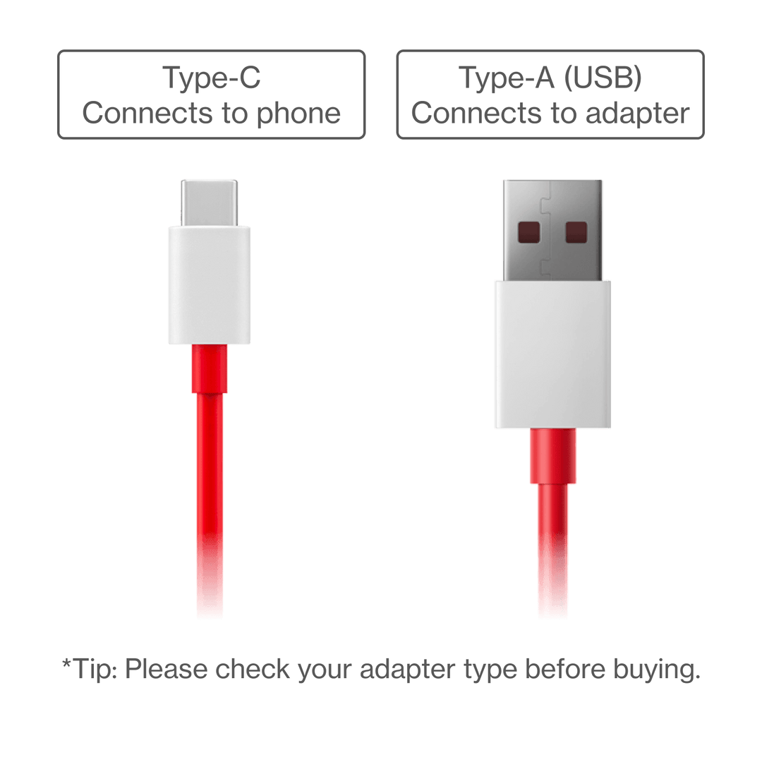 OnePlus SUPERVOOC Type-A to Type-C Cable - OnePlus SUPERVOOC Type-A to Type-C Cable - undefined Ennap.com