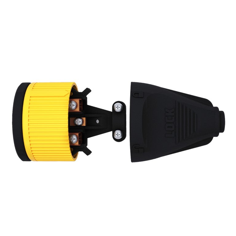 iLock Female Plug – 16A – 250V – With Locking Feature 