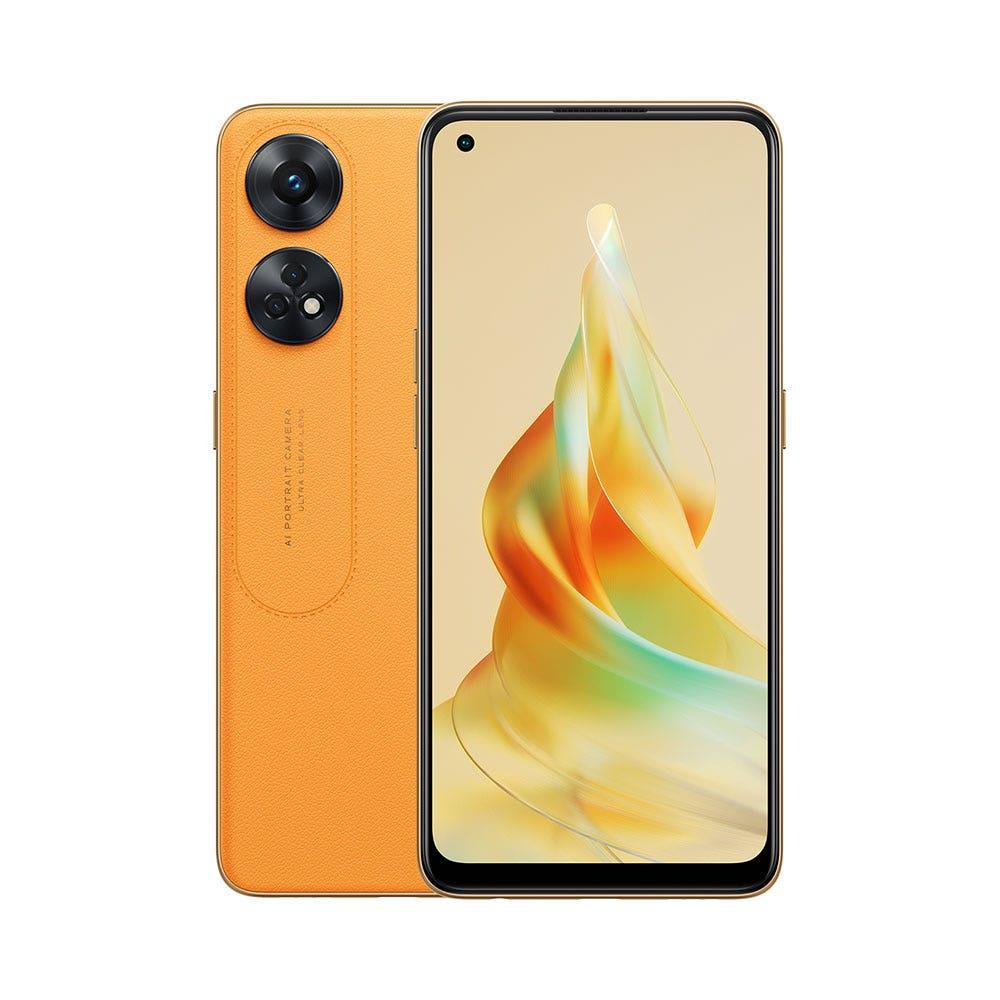 Oppo Reno 8T Dual SIM 4G-Storage Capacity: 8GB RAM + 256GB-Color: Orange Sunset--Ennap.com