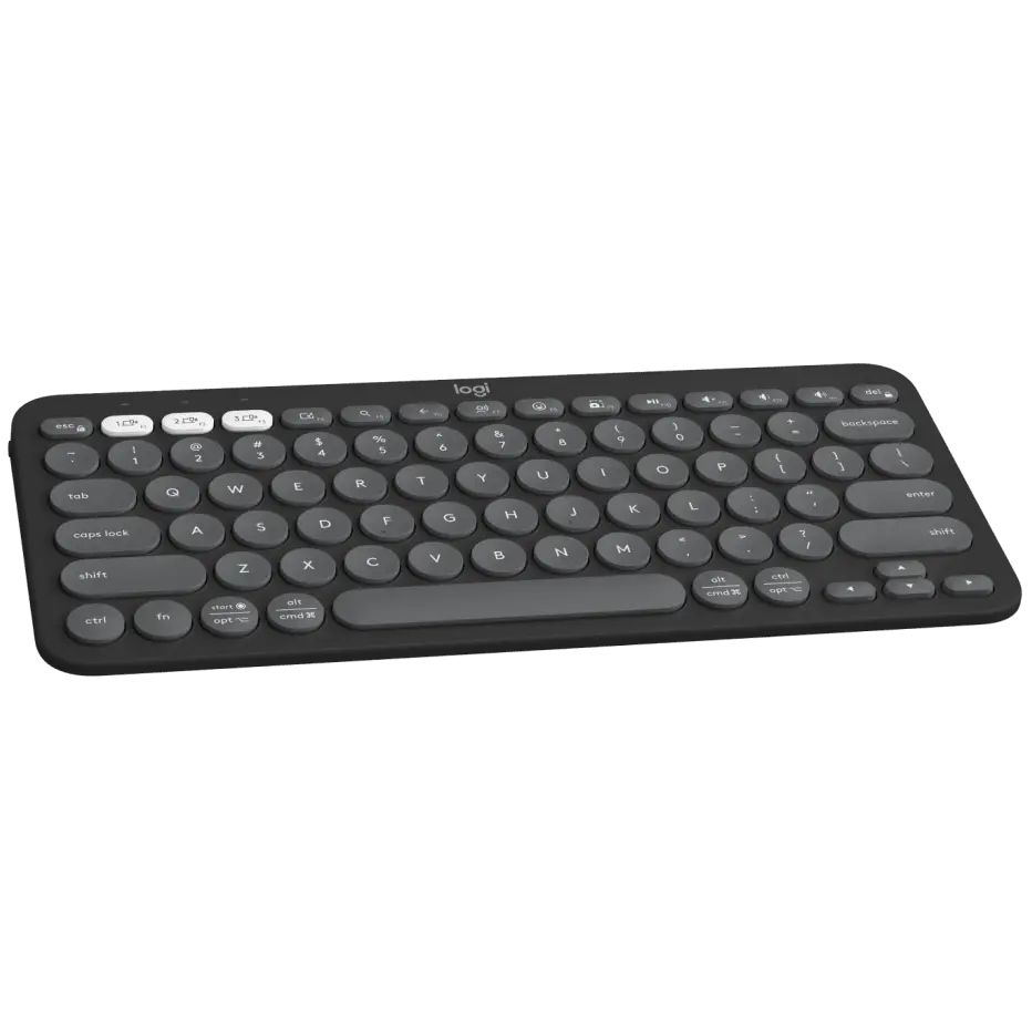Logitech K380s Pebble Keys 2 Slim Minimalist Bluetooth Keyboard 