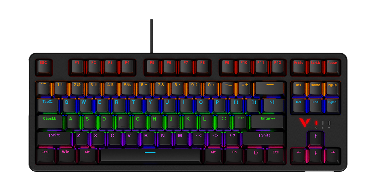 كيبورد رابو V500PRO-87 مع كابل USB موصول