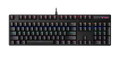 كيبورد ألعاب ميكانيكي سلكي رابو Rapoo V500PRO بالحجم الكامل - سويتش Blue لون Black