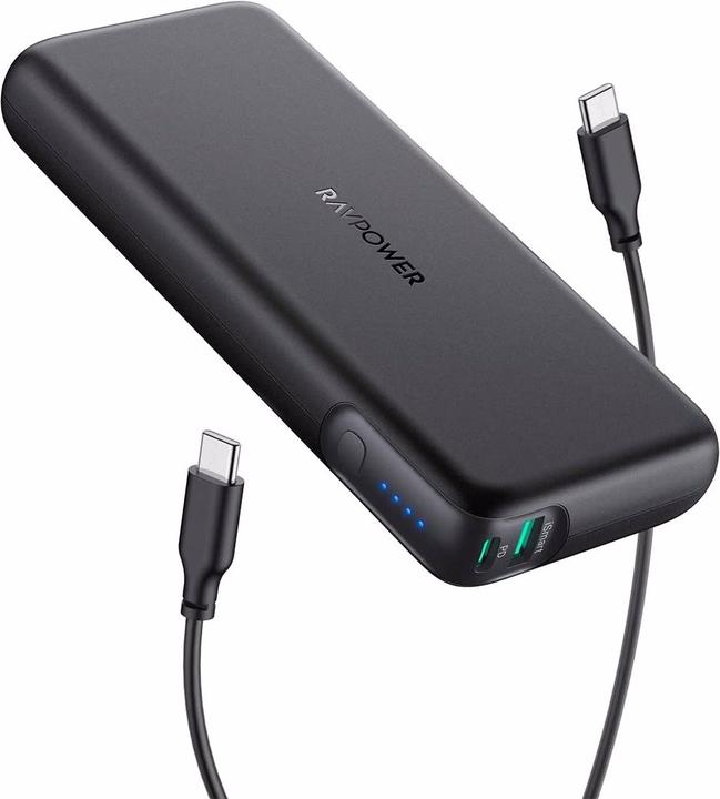 باور بانك RAVPower RP-PB201 بسعة 20000mAh وقدرة 60W