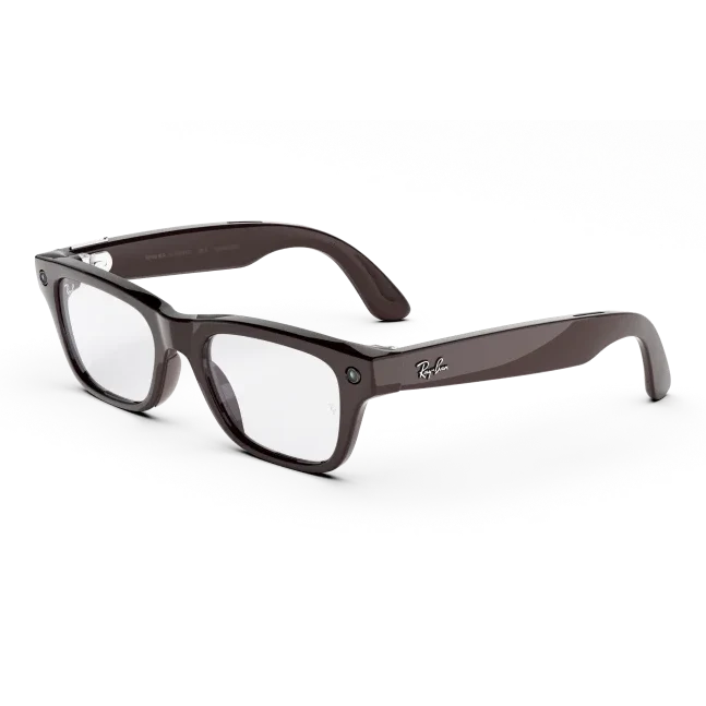 Ray-Ban Meta Blayzer Optics (Gen 2) in Shiny Brick Brown
