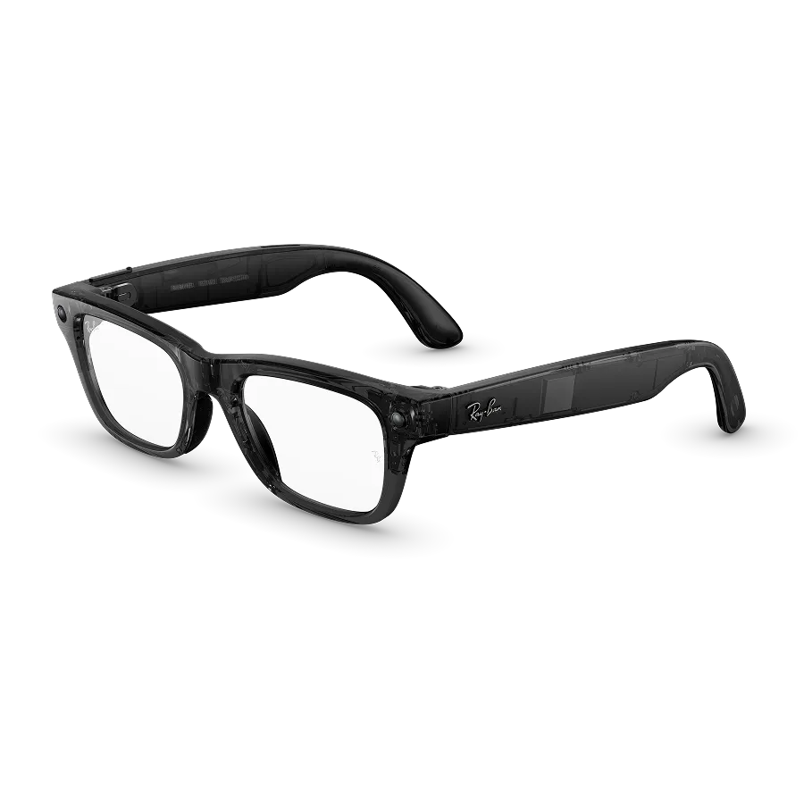 Ray-Ban Meta Blayzer Optics (Gen 2) in Shiny Transparent Black