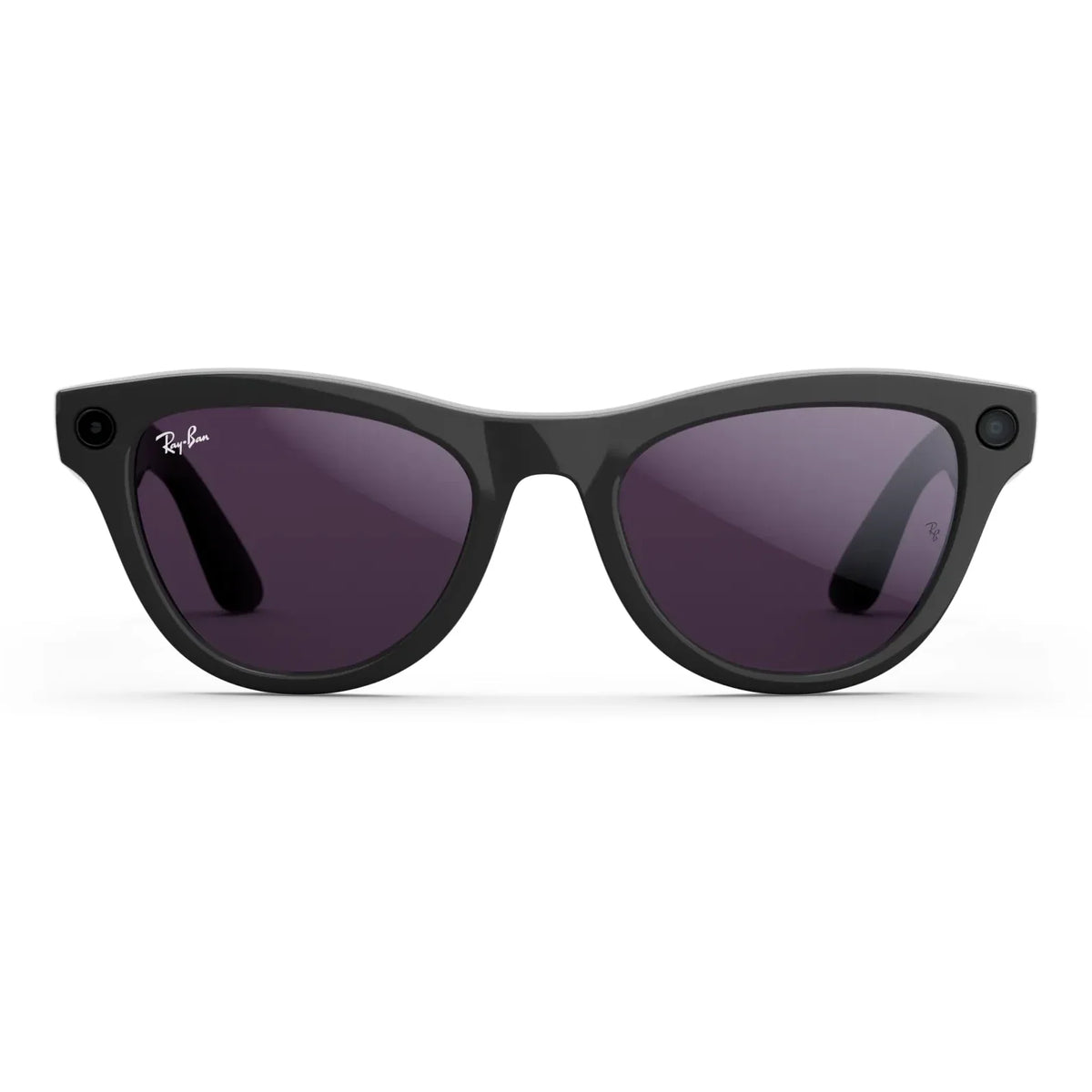 Ray-Ban Meta Skyler (Gen 2) in Shiny Black with Transitions Amethyst lenses