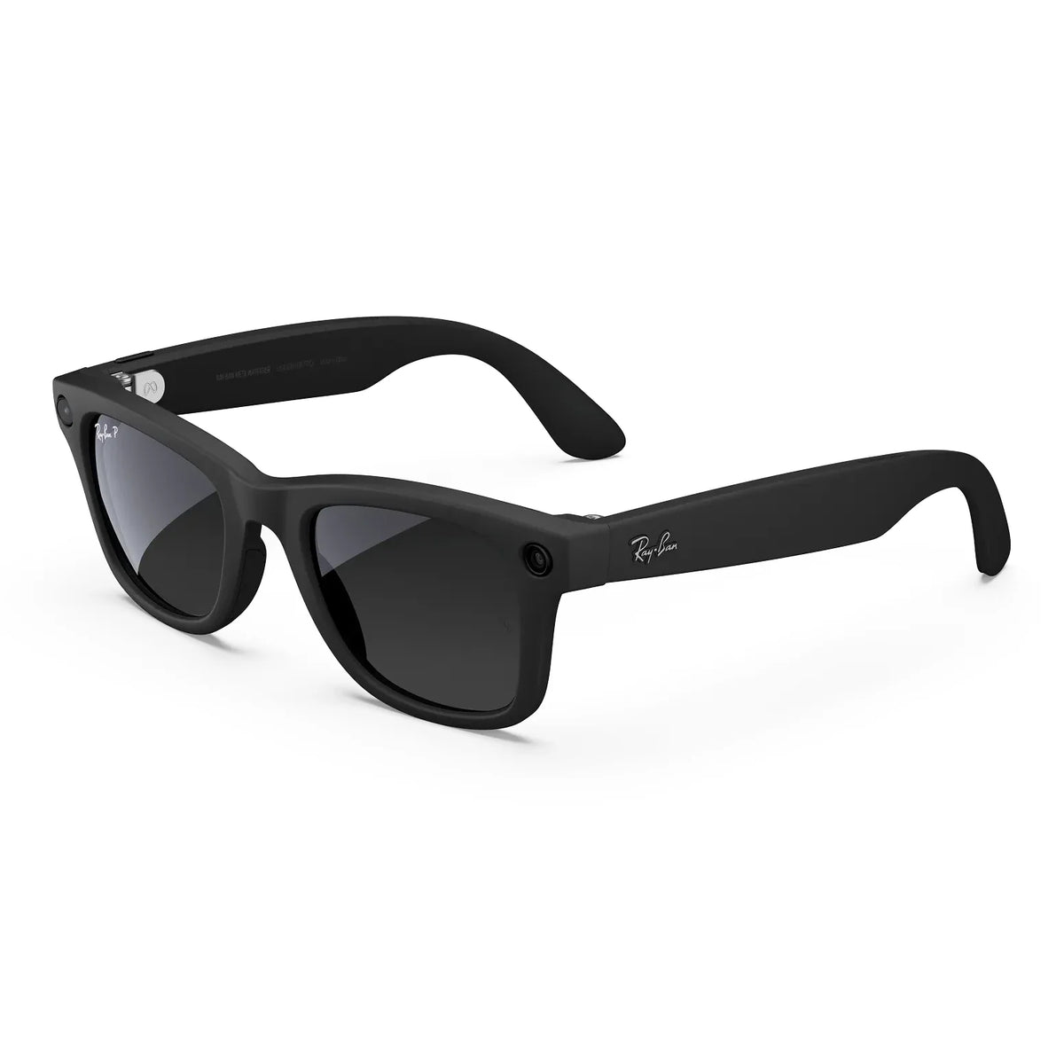 Ray-Ban Meta Wayfarer (Gen 1) in Matte Black with Polarized Gradient Graphite lenses