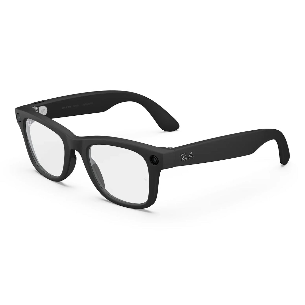 نظارة راي بان ميتا Wayfarer (Gen 2) بإطار Matte Black وعدسات Clear