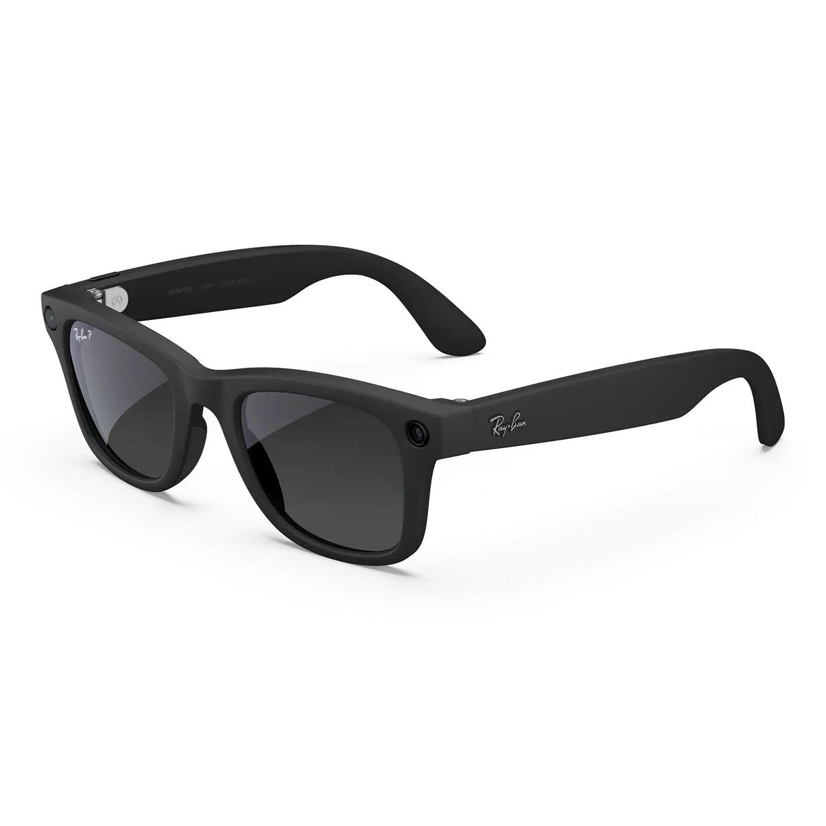 نظارة راي بان ميتا Wayfarer (Gen 2) بإطار Matte Black وعدسات Polarized Gradient Graphite