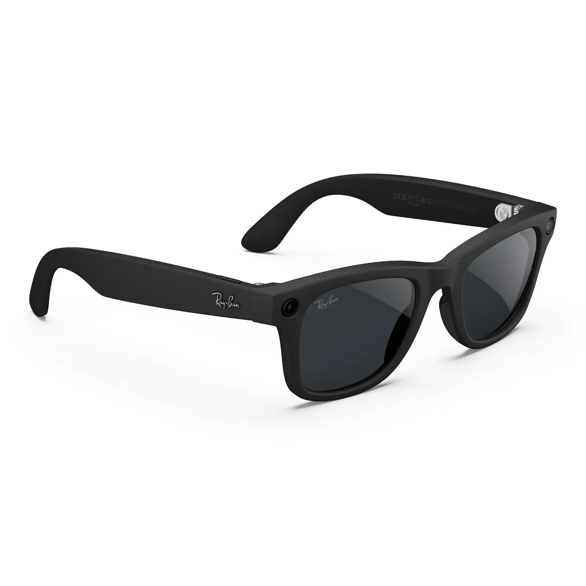 نظارة راي بان ميتا Wayfarer (Gen 2) بإطار Matte Black وعدسات Transitions Grey