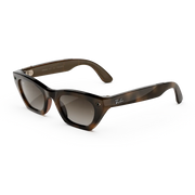 نظارة راي بان ميتا Zena (Gen 3) بإطار Havana وعدسات Gradient Brown