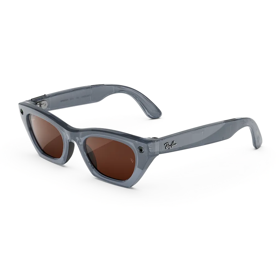 Ray-Ban Meta Zena (Gen 3) in Milky Grey Lilac with Transitions Copper lenses