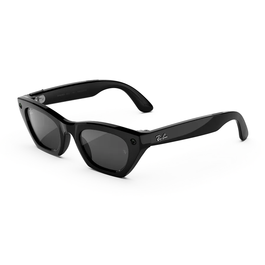 Ray-Ban Meta Zena (Gen 3) in Shiny Black with Grey lenses