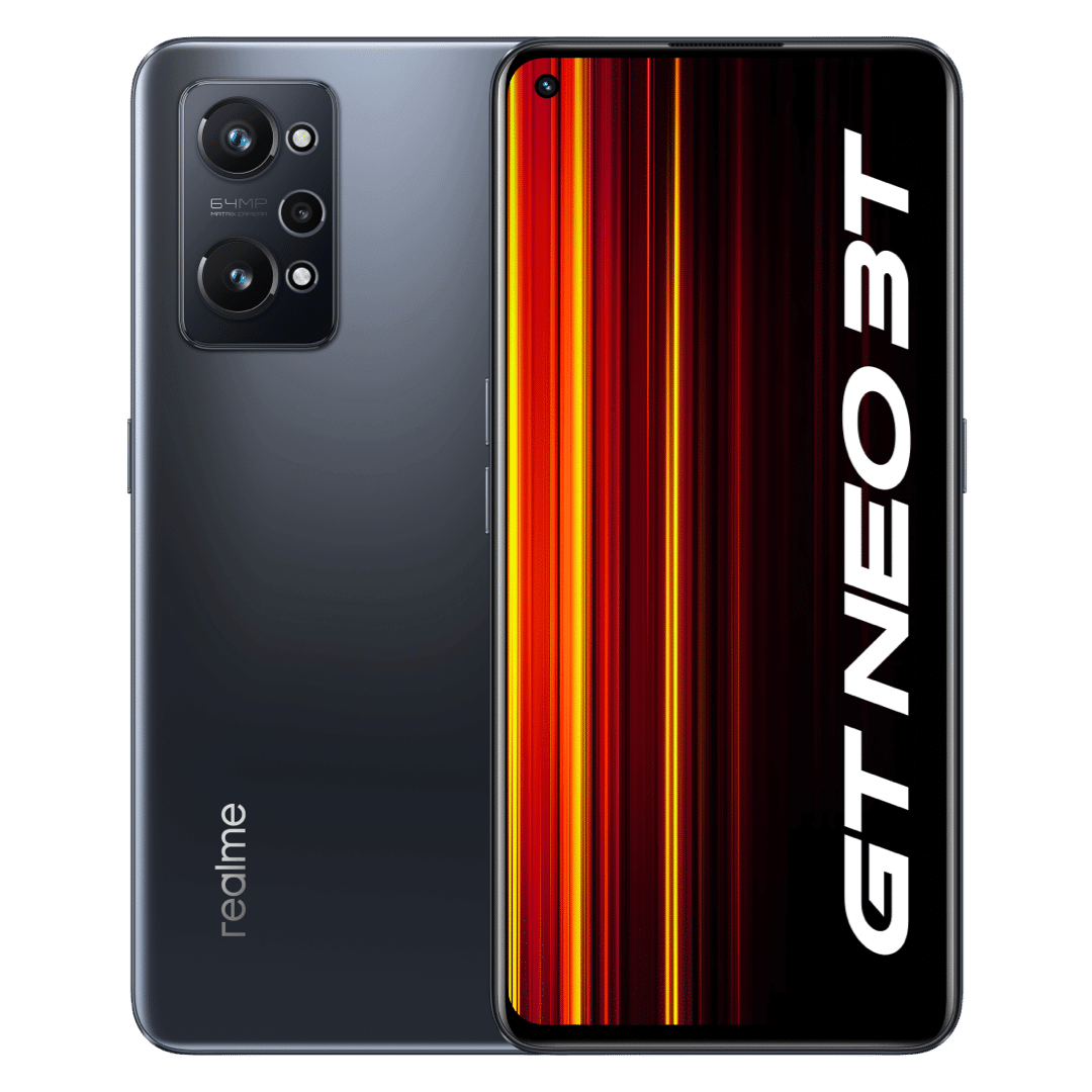 realme GT NEO 3T Dual SIM 5G - realme GT NEO 3T Dual SIM 5G - 8GB RAM + 128GB / Shade Black Ennap.com