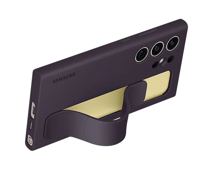 Samsung Galaxy S24 Ultra Standing Grip Case-Color: Dark Violet---Ennap.com