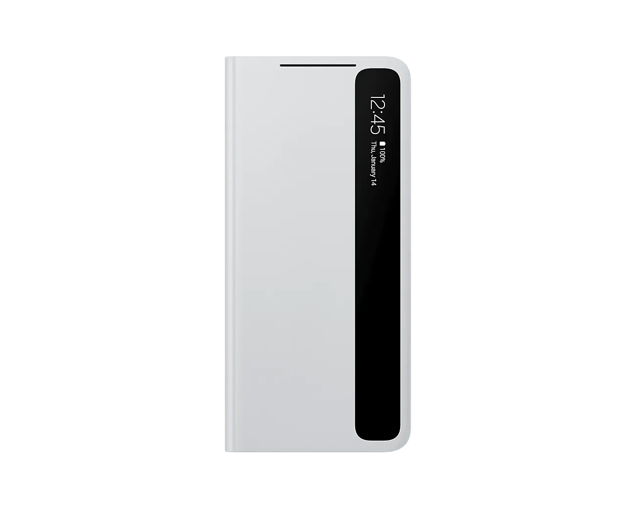 Samsung Galaxy S21 Ultra 5G Smart Clear View Cover-Color: Light Grey---Ennap.com