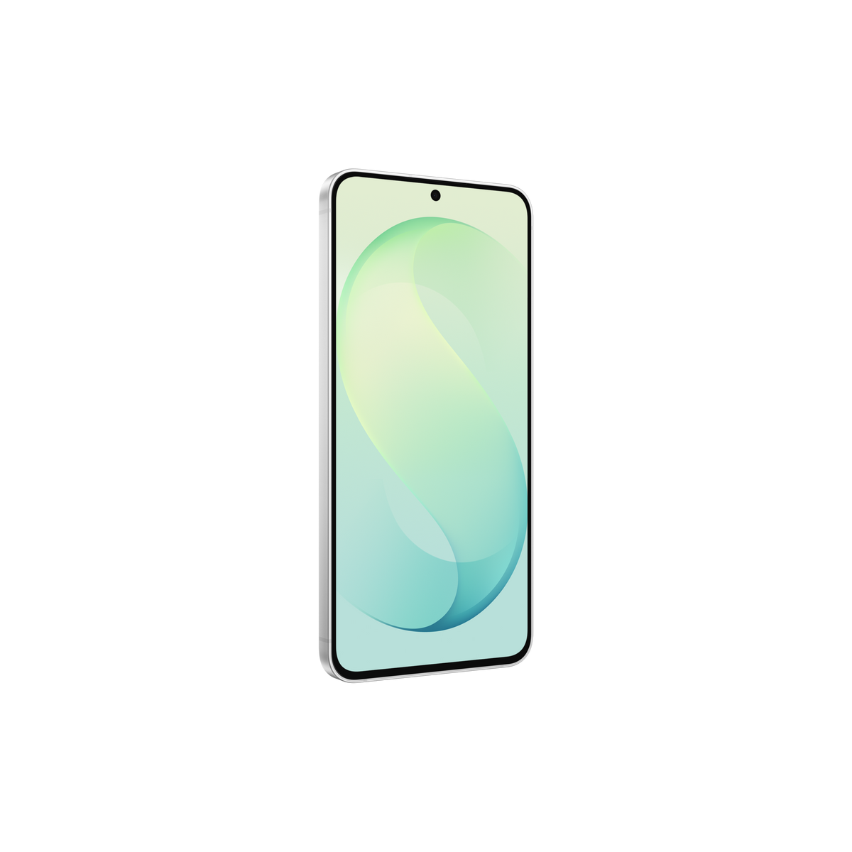 Samsung Galaxy S26 FE in Pistachio, front view