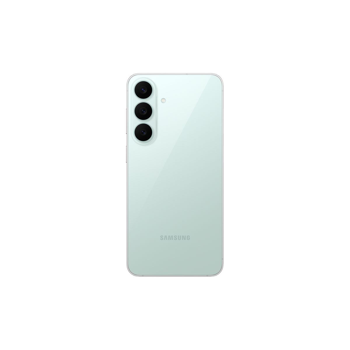 Samsung Galaxy S26 FE in Pistachio, rear view