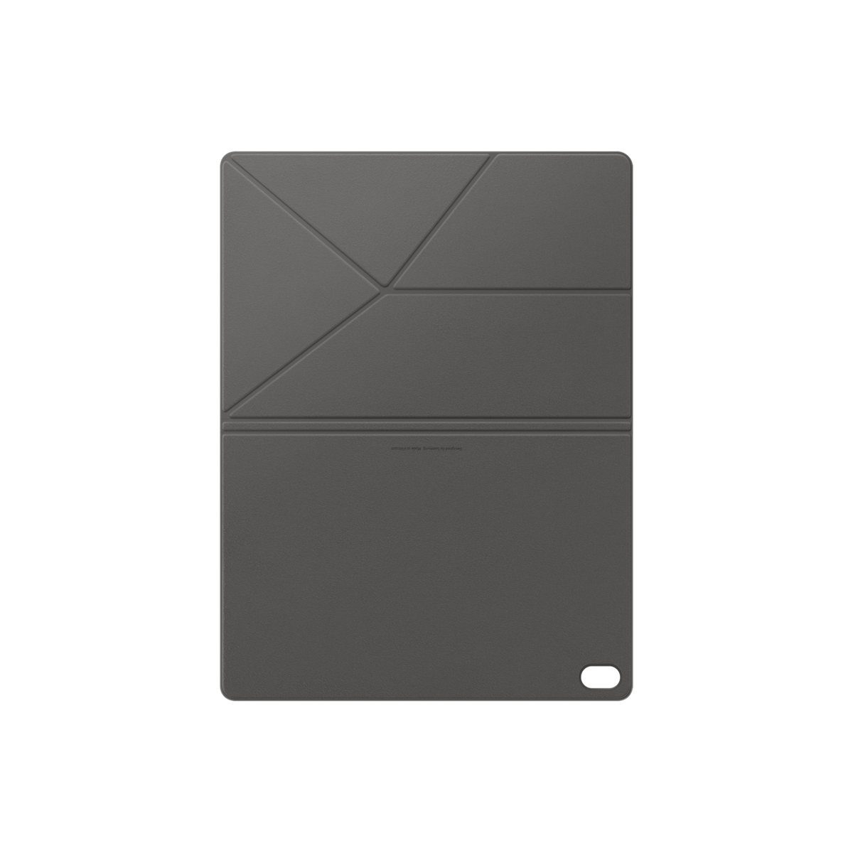جراب Book Cover لجالكسي تاب S12+ بلون Black مغلق من الأمام