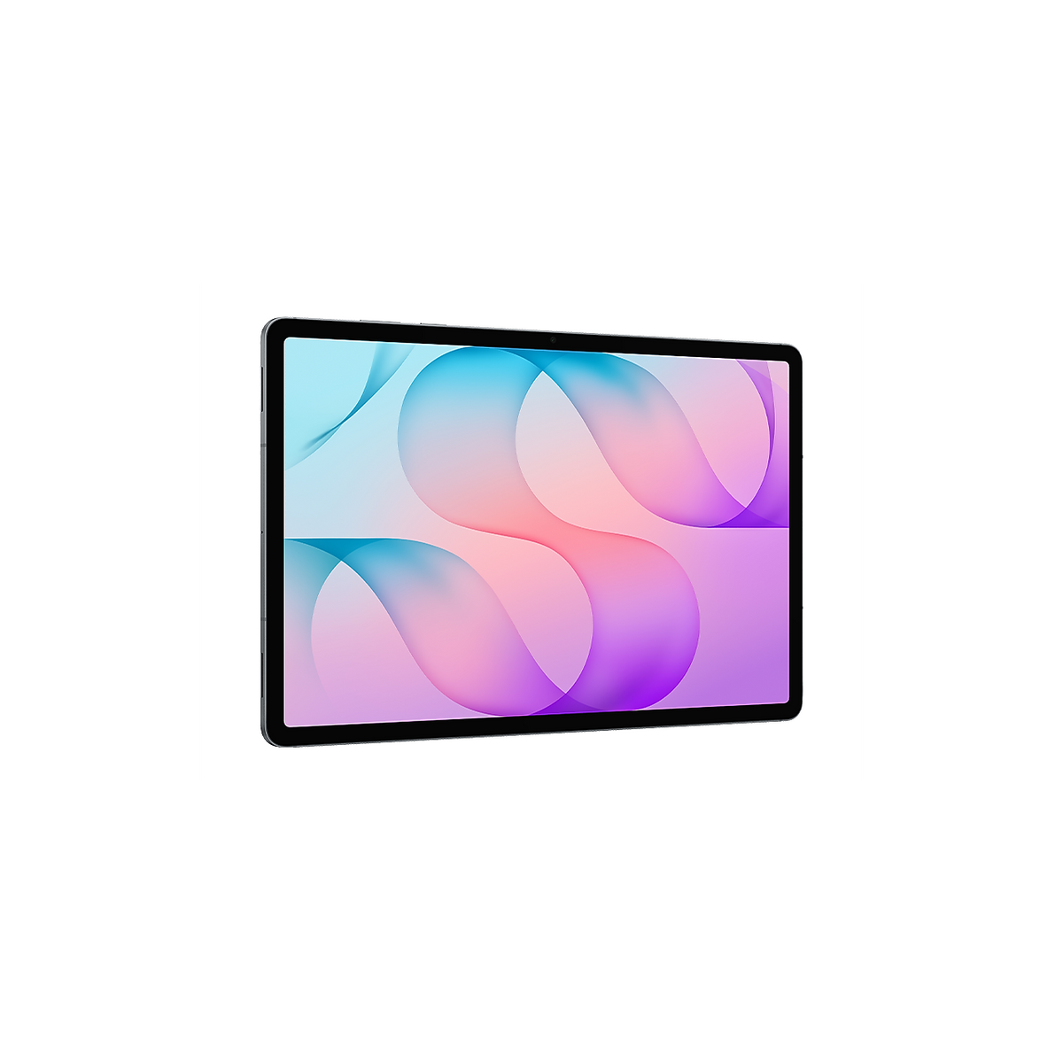 Samsung Galaxy Tab S12+ in Gray, angled front view