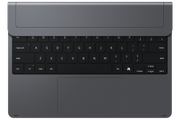 Samsung Galaxy Tab S12+ Pro Keyboard in Gray, top view with trackpad