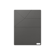 جراب Book Cover لتاب S12 Ultra و S11 Ultra بلون Black مغلق من الأمام