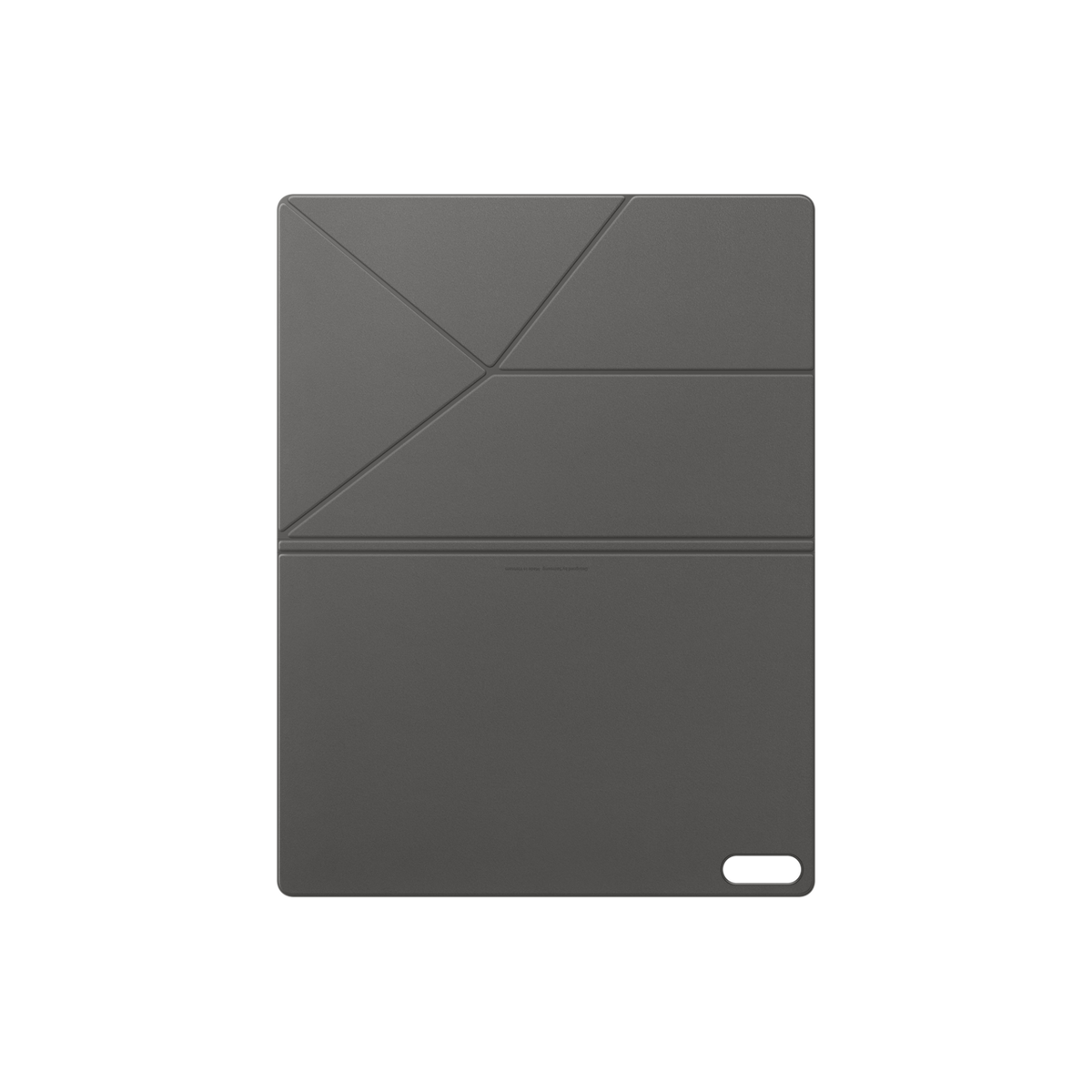 جراب Book Cover لتاب S12 Ultra و S11 Ultra بلون Black مغلق من الأمام