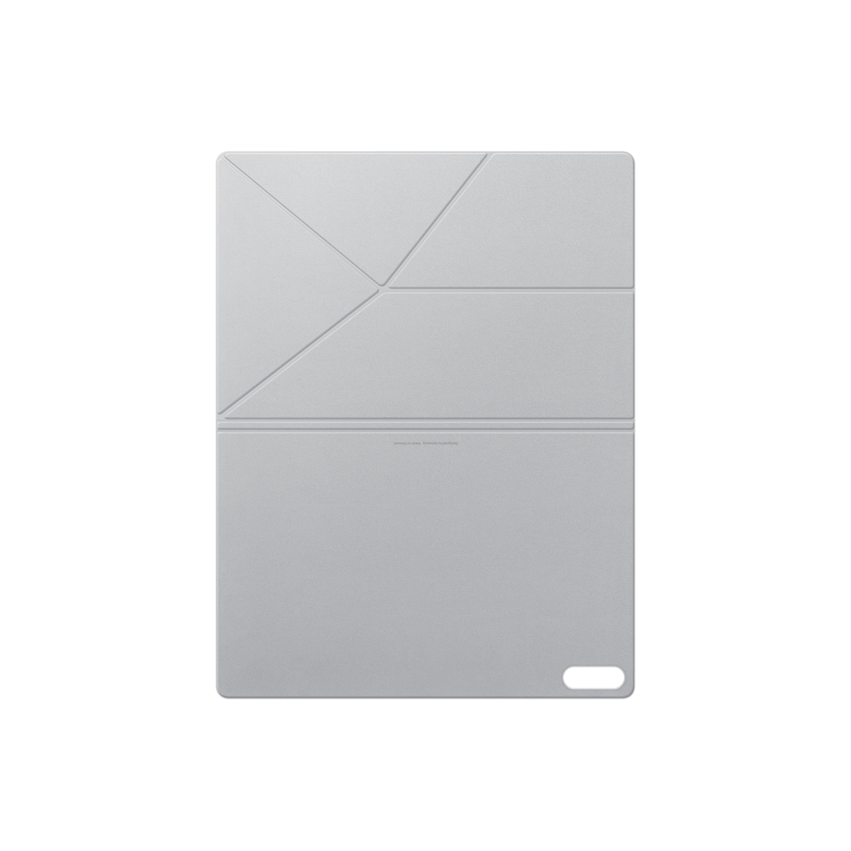 جراب Book Cover لتاب S12 Ultra و S11 Ultra بلون White مغلق من الأمام