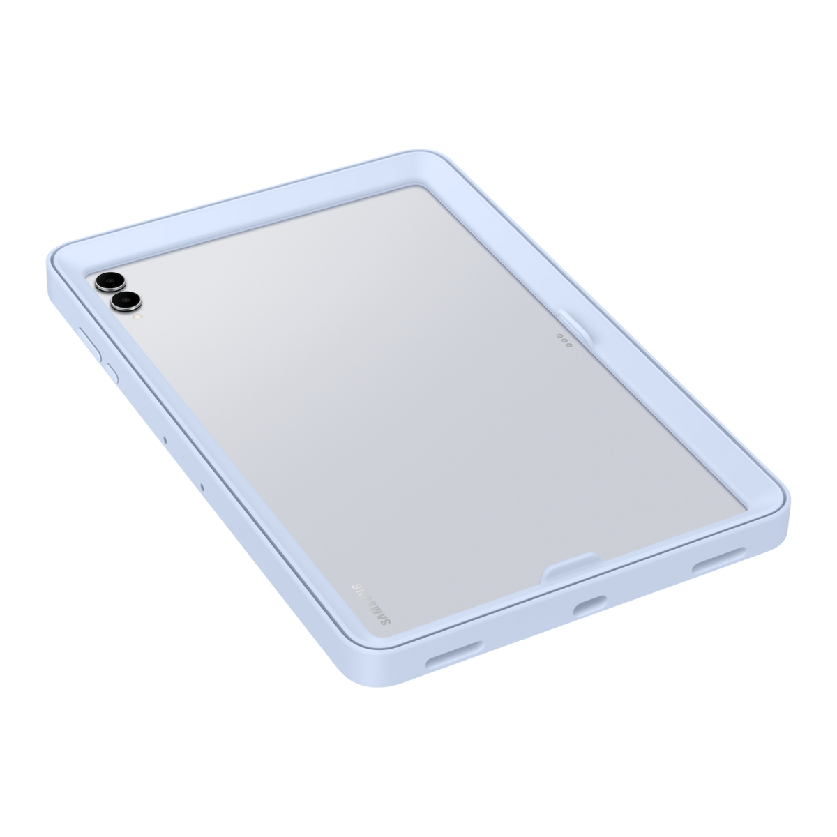 جراب Frame Cover لتاب S12 Ultra بلون Blue من الخلف بزاوية