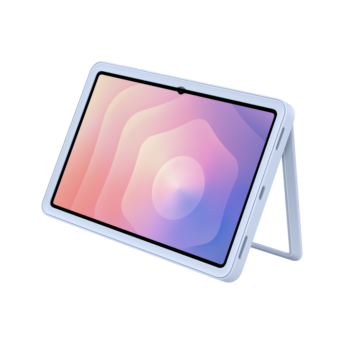 جالكسي تاب S12 Ultra قائم بالعرض في جراب Frame Cover بلون Blue