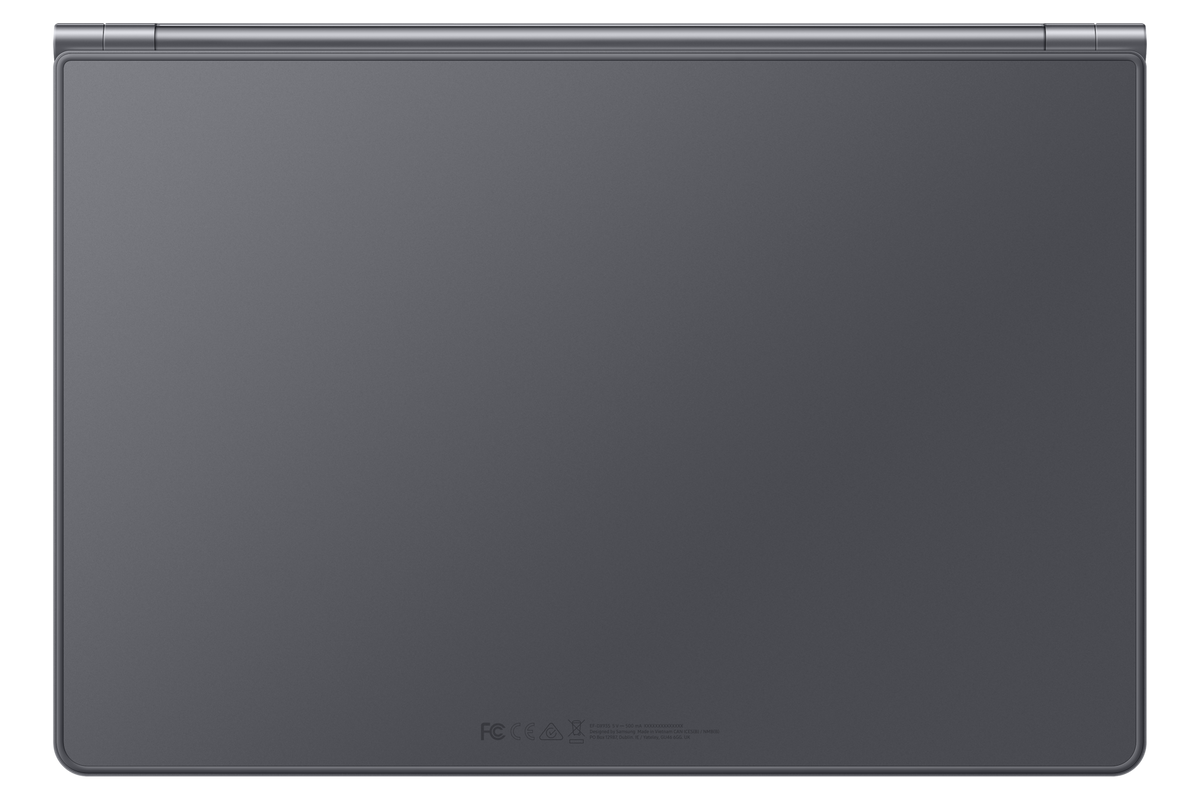 كيبورد سامسونج Pro Keyboard لتابلت Galaxy Tab الترا باللون Gray مغلق من الخلف