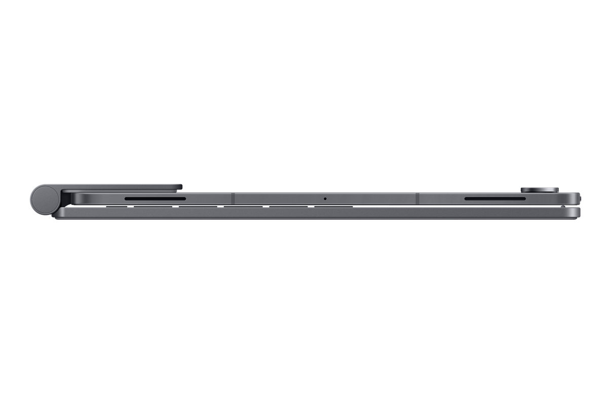 سمك كيبورد سامسونج Pro Keyboard لتابلت Galaxy Tab الترا باللون Gray من الجانب