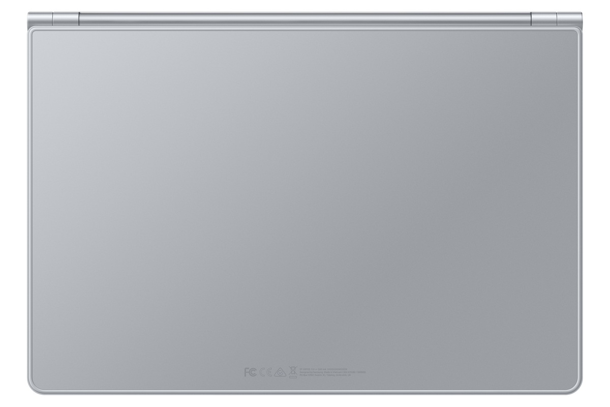كيبورد سامسونج Pro Keyboard لتابلت Galaxy Tab الترا باللون Silver مغلق من الخلف