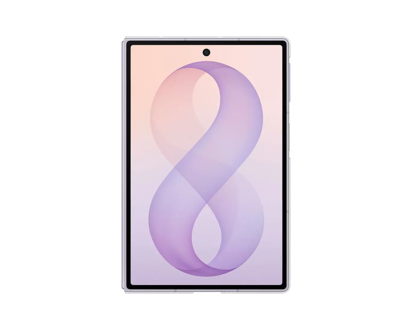 Samsung Galaxy Z Fold 8 Clear Case in Transparent, cover screen