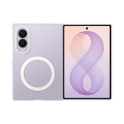 Samsung Galaxy Z Fold 8 Clear Magnet Case in Transparent, back and cover screen