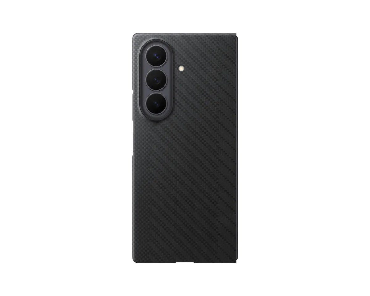 Samsung Galaxy Z Fold 8 Ultra Carbon Magnet Case in Black, back view