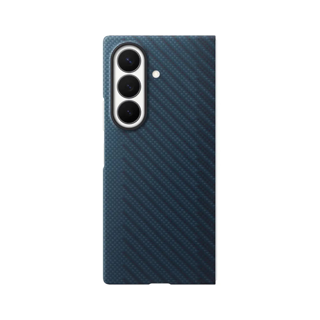 Samsung Galaxy Z Fold 8 Ultra Carbon Magnet Case in Blue, back view