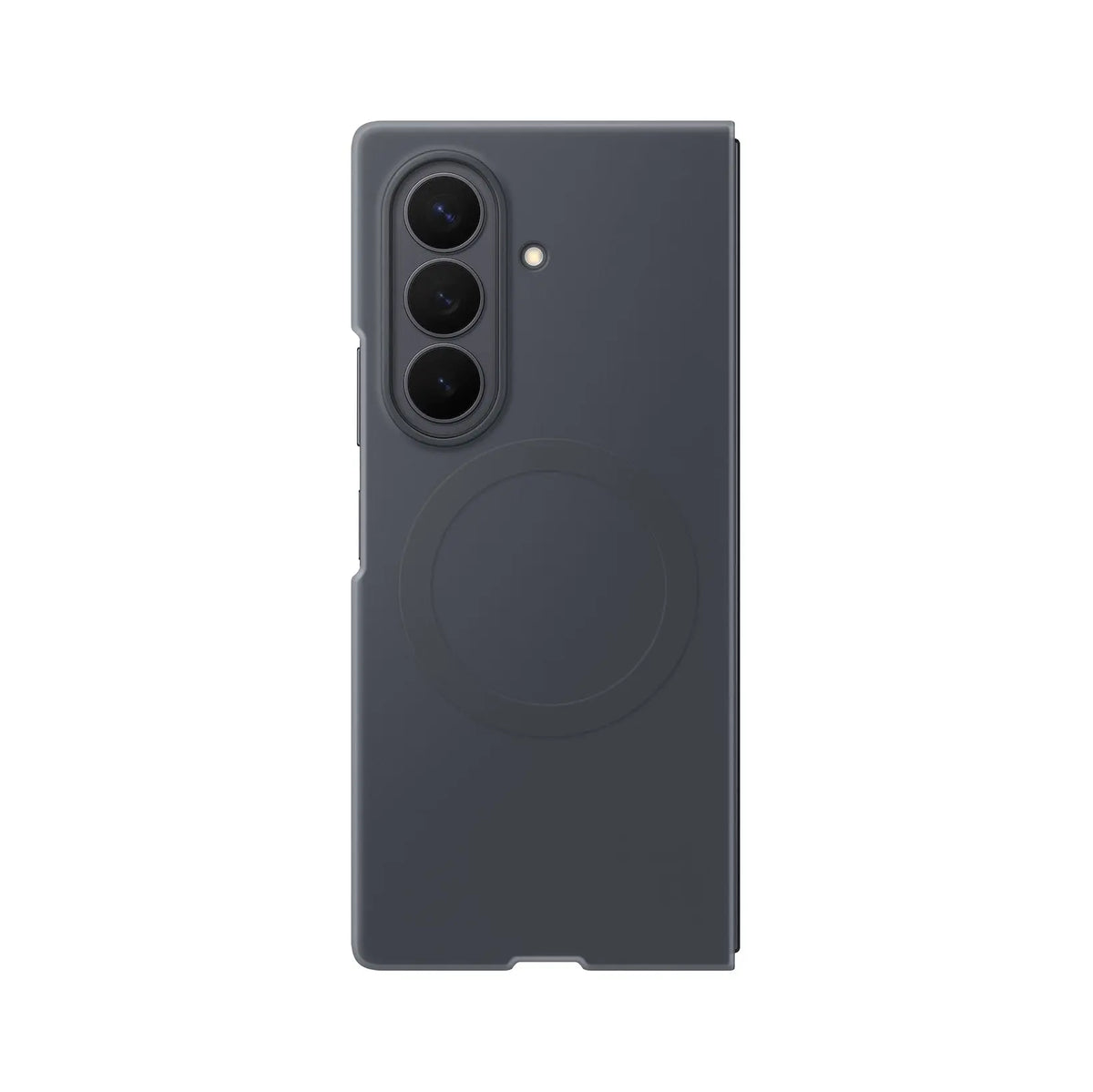 Samsung Galaxy Z Fold 8 Ultra Silicone Magnet Case in Graphite, back view