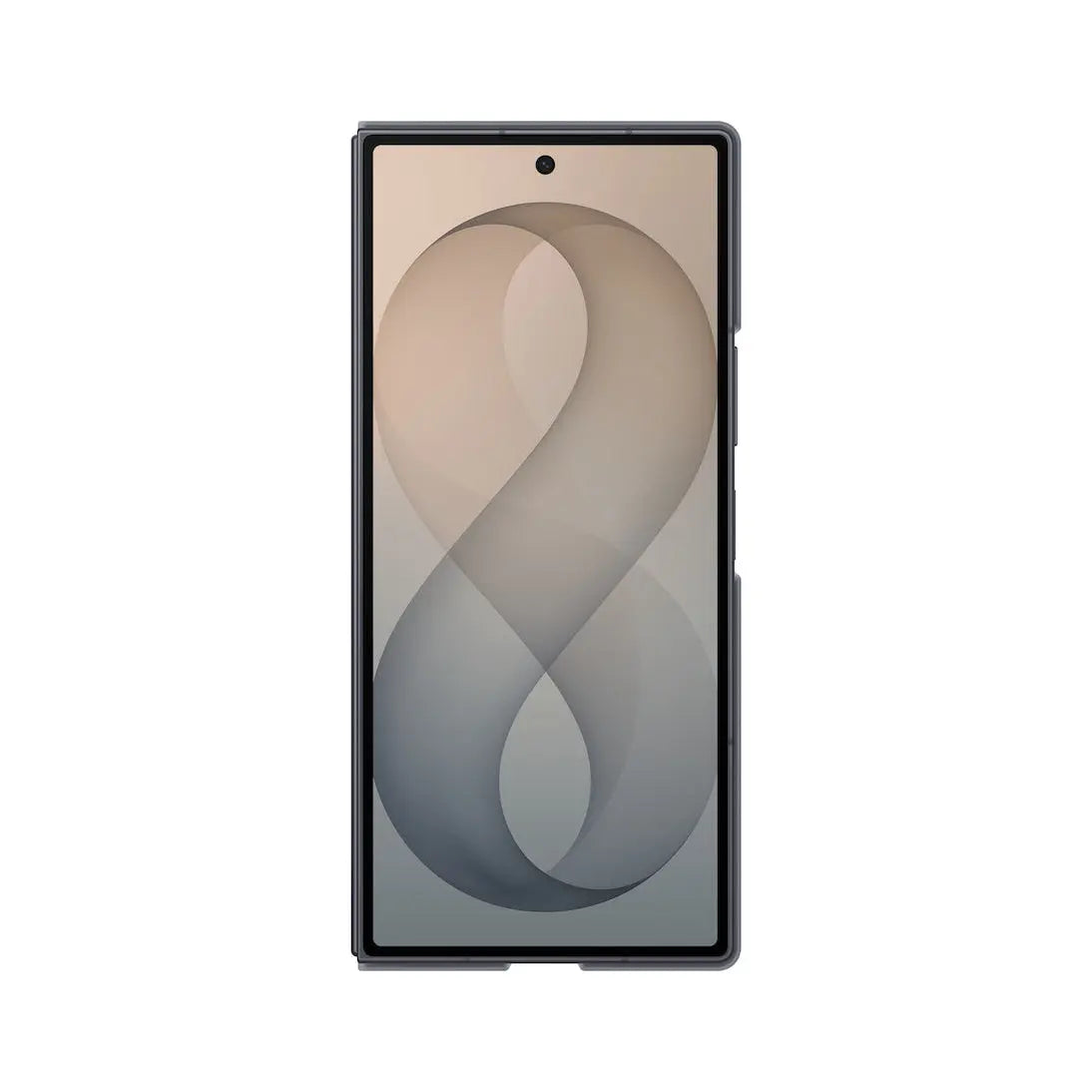Samsung Galaxy Z Fold 8 Ultra Silicone Magnet Case in Graphite, cover screen