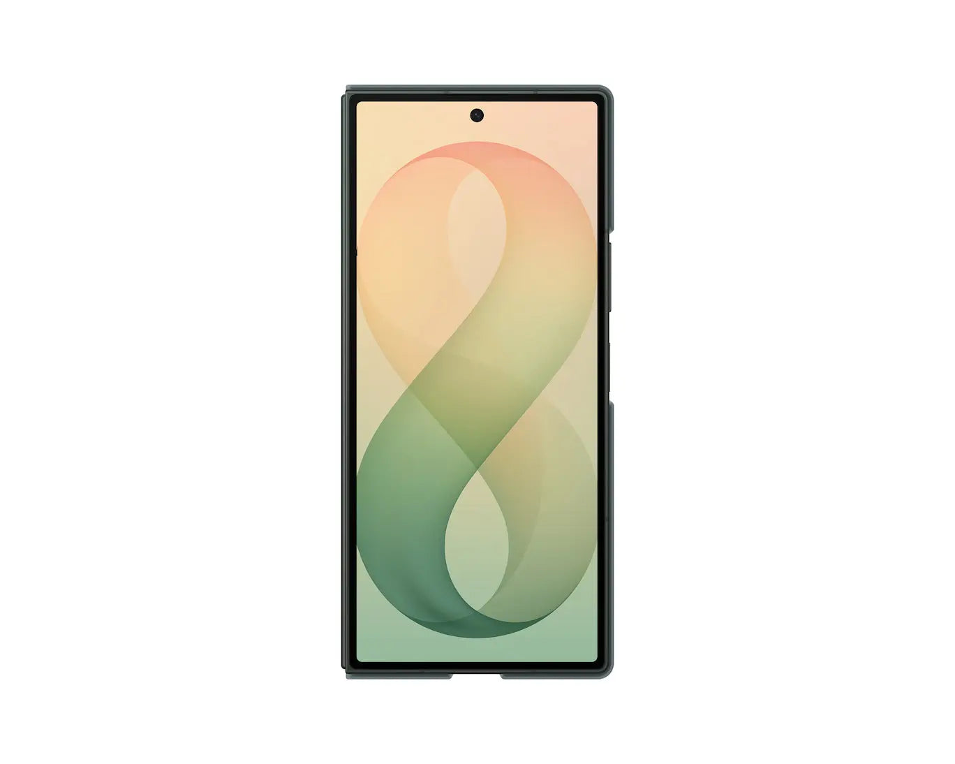 Samsung Galaxy Z Fold 8 Ultra Silicone Magnet Case in Green Shadow, cover screen