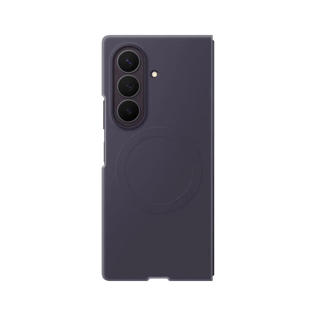 Samsung Galaxy Z Fold 8 Ultra Silicone Magnet Case in Violet Shadow, back view